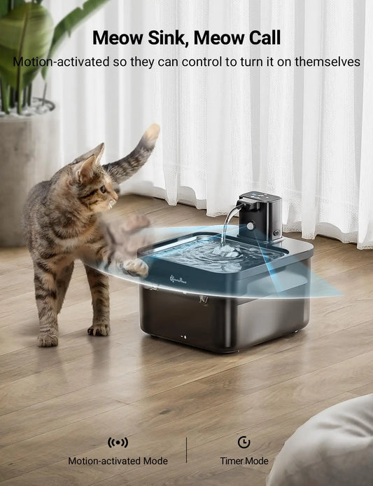 Steel Premium Cat Fountain