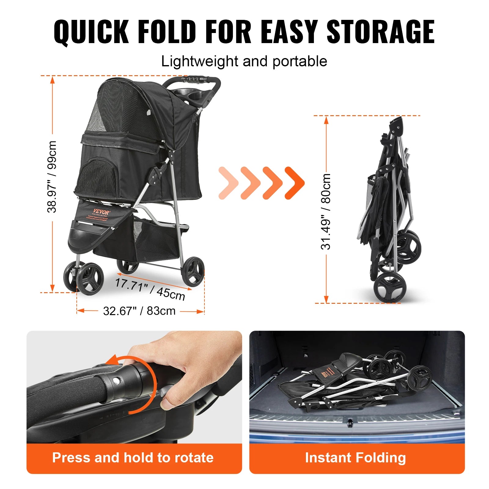 Dog Paws Elite Stroller