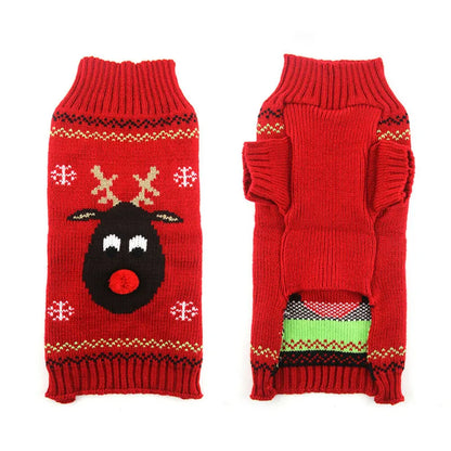 Xmas Knit Dog Sweater