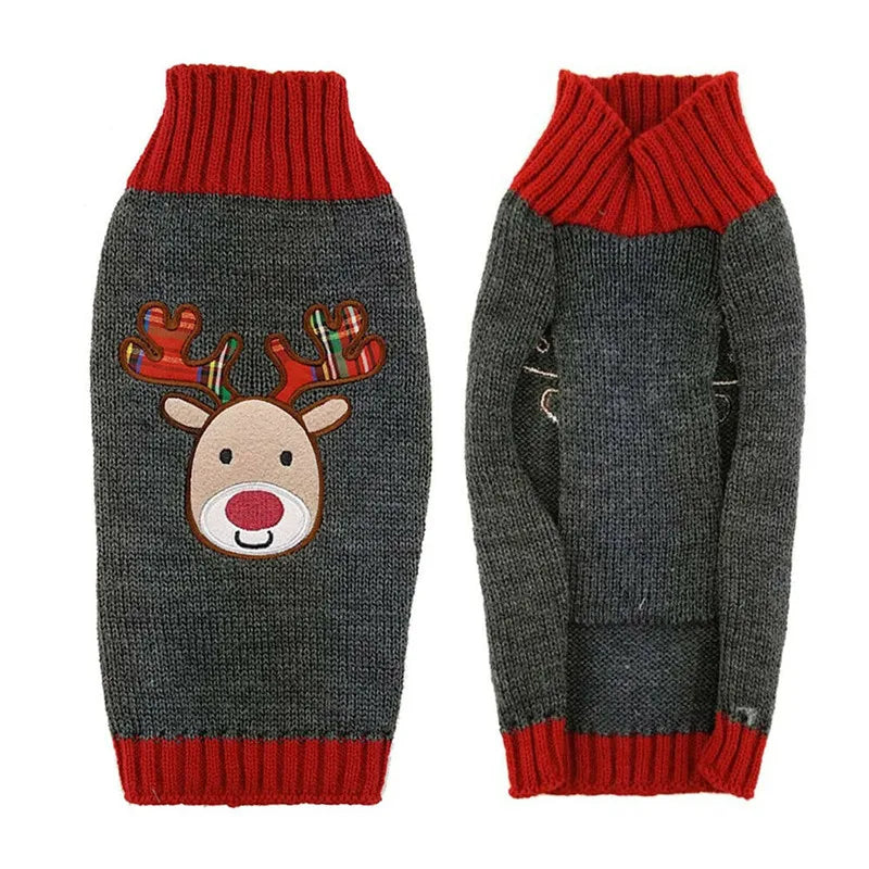 Xmas Knit Dog Sweater