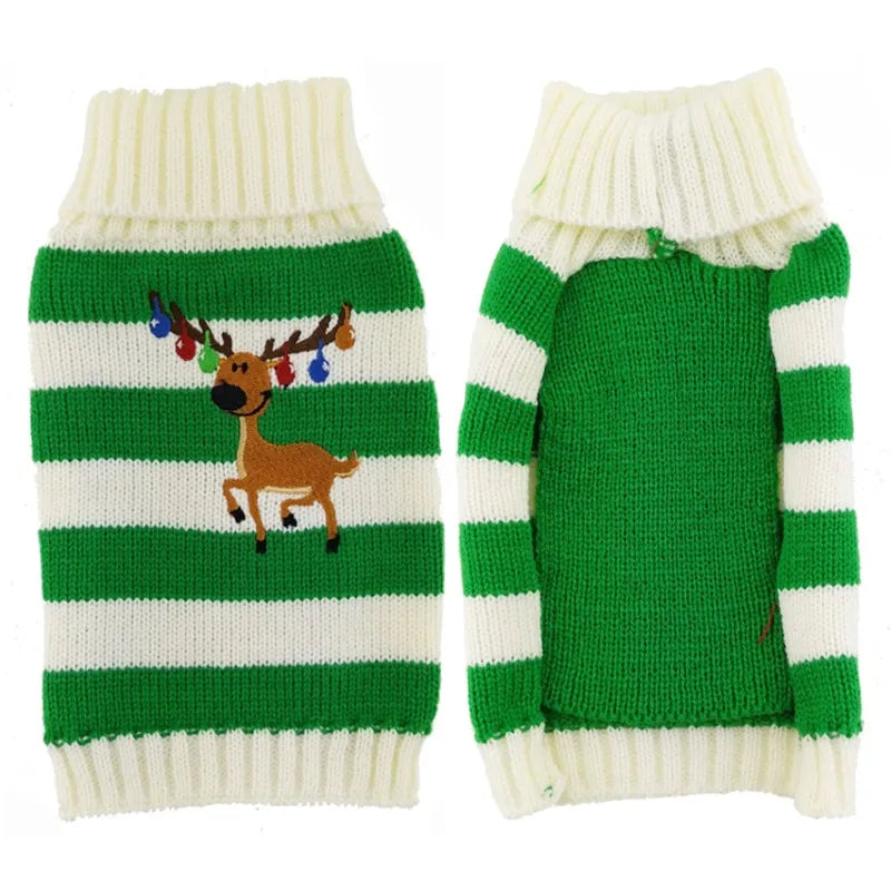 Xmas Knit Dog Sweater