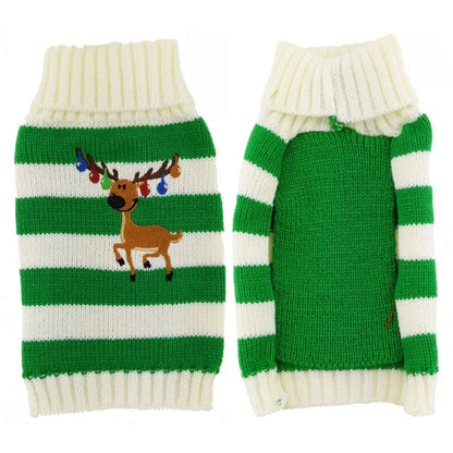 Xmas Knit Dog Sweater