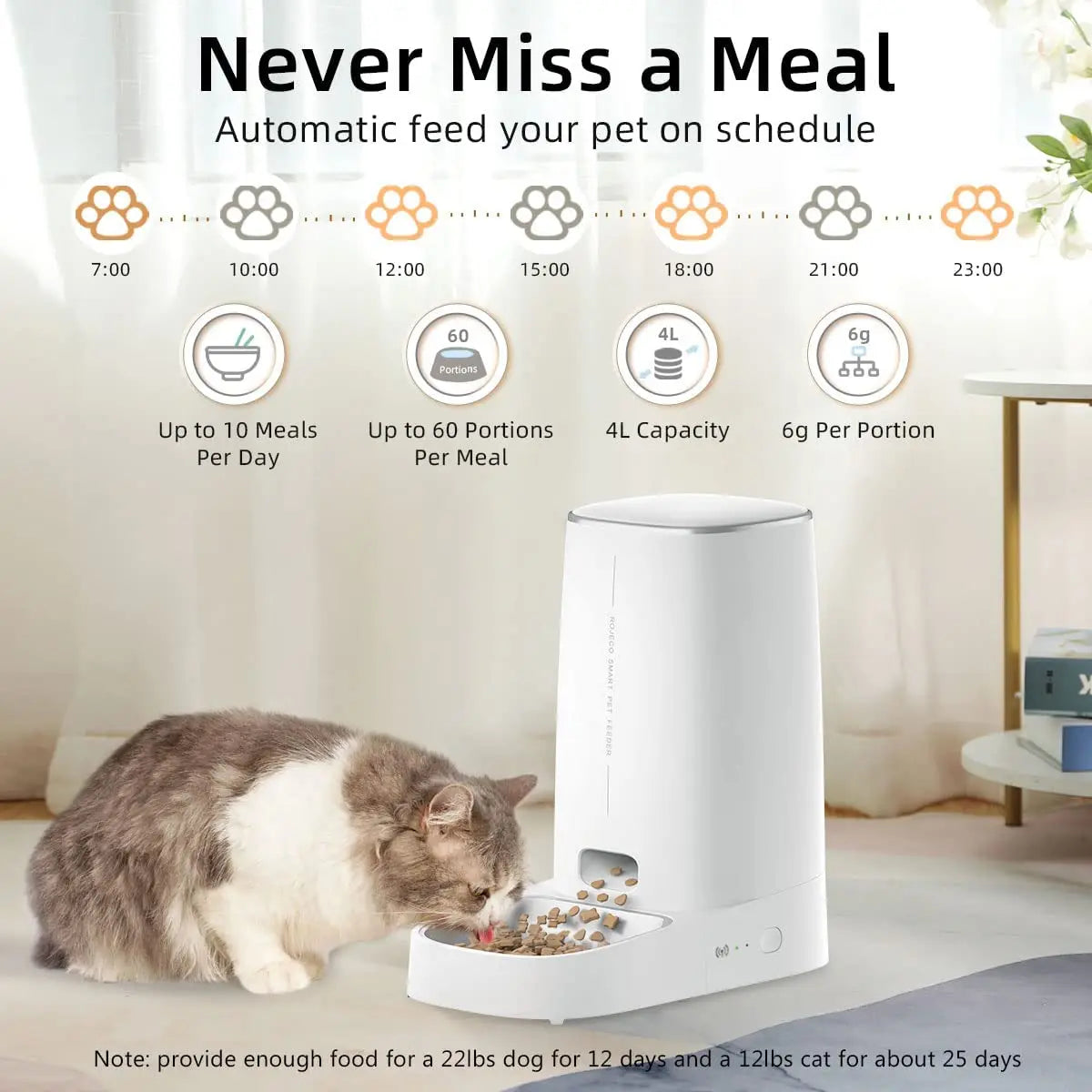 WiFi Automatic Pet Feeder