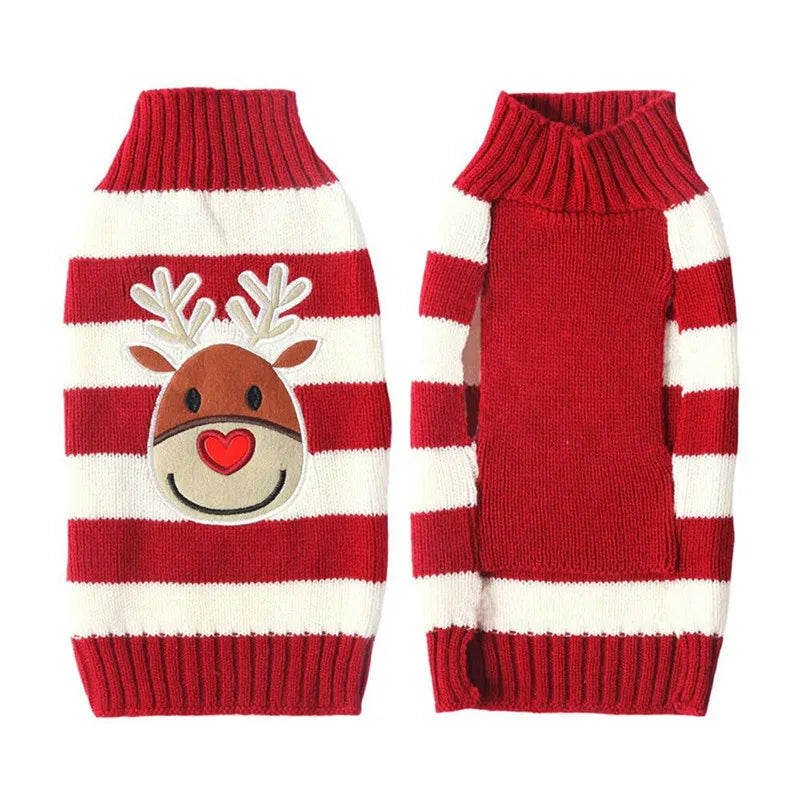 Xmas Knit Dog Sweater