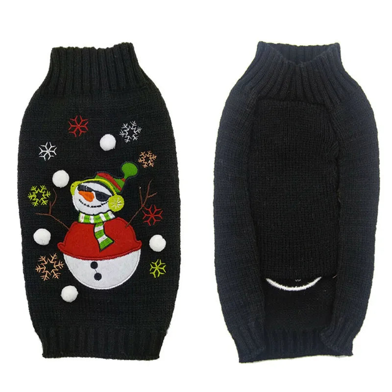 Xmas Knit Dog Sweater